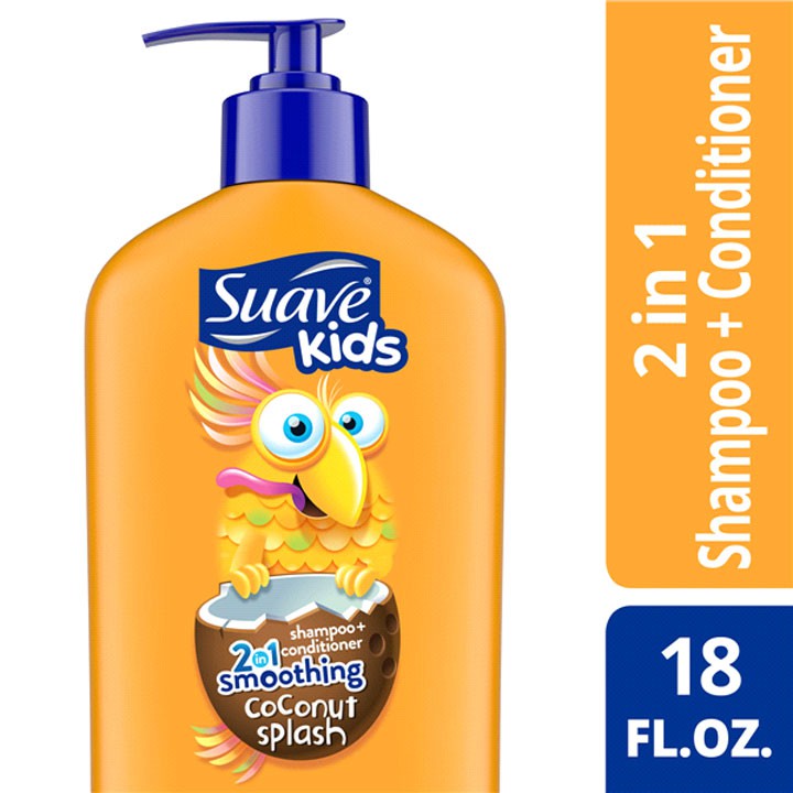 Gội xả Suave Kids Coconut Splash 2in1, 532ml.