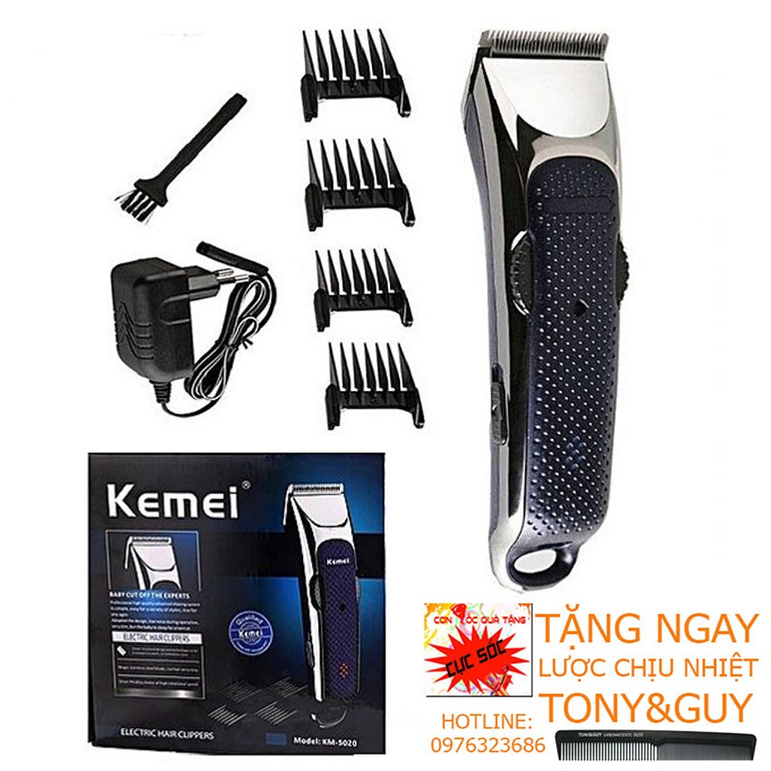 [Tặng Lược Tony Cao Cấp]Tông đơ cắt tóc Kemei Km-5020