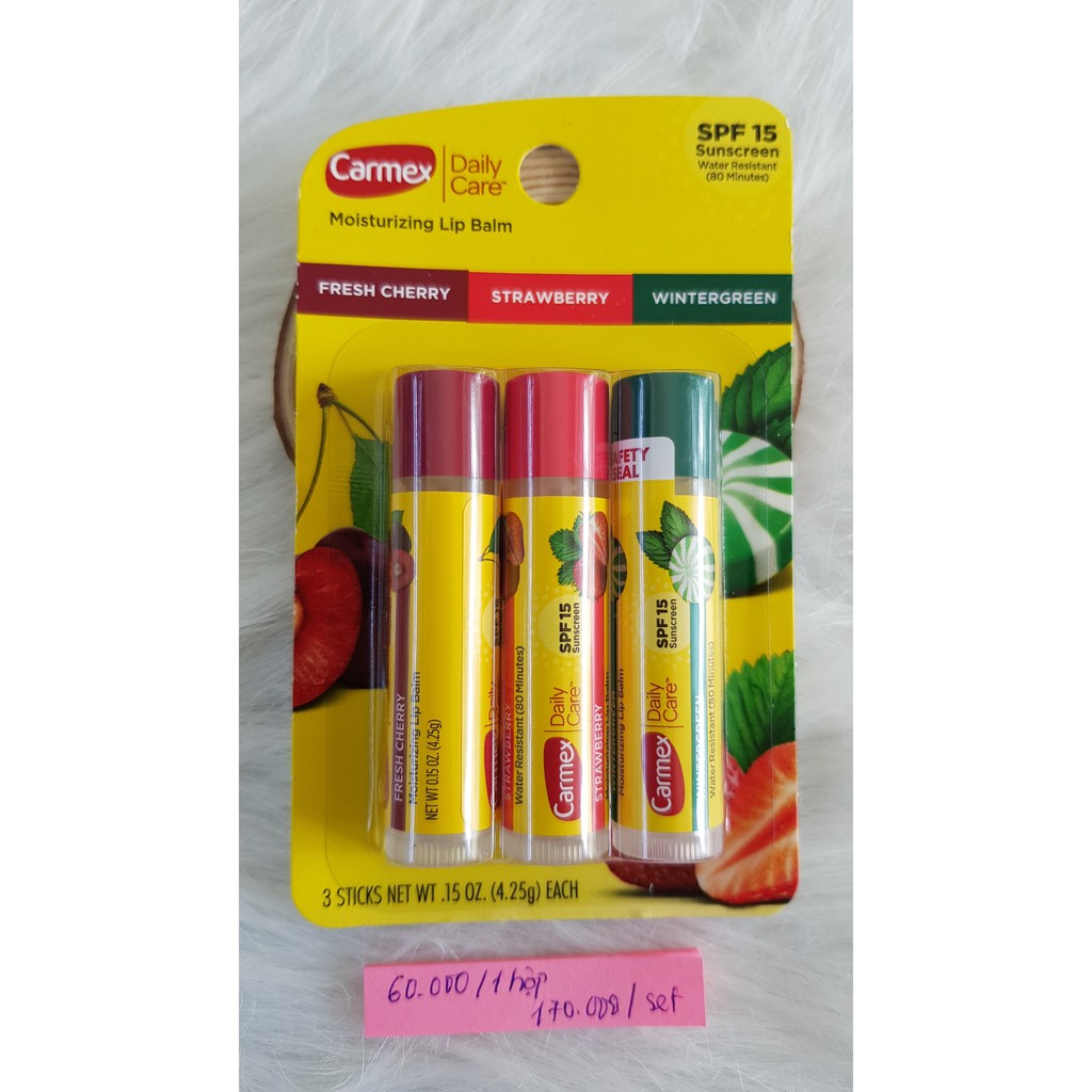 [CÓ SẴN, đủ bill] SON DƯỠNG MÔI CARMEX SỐ 1 NƯỚC MỸ, hàng săn sale chính hãng từ Mỹ | BigBuy360 - bigbuy360.vn