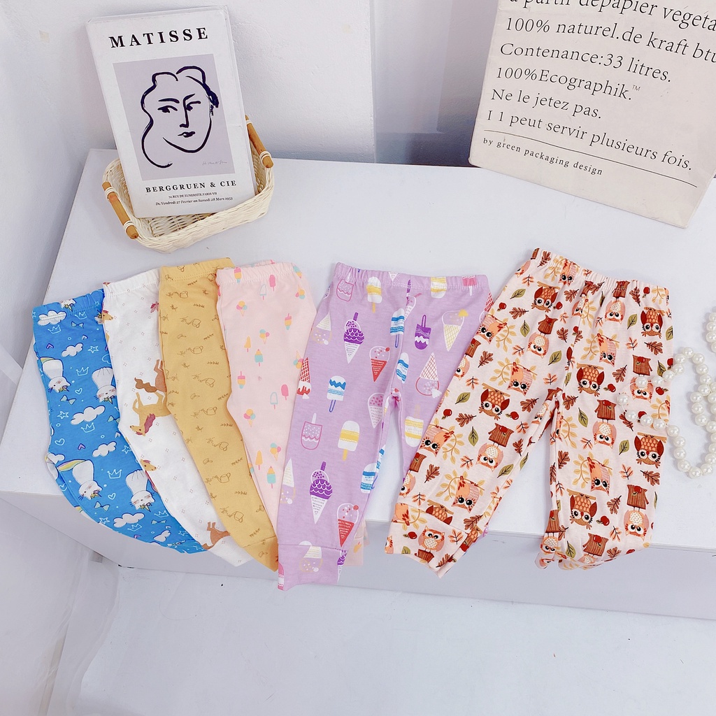 Quần chục dài cho bé chất cotton bozip đẹp 8-17kg QCH01