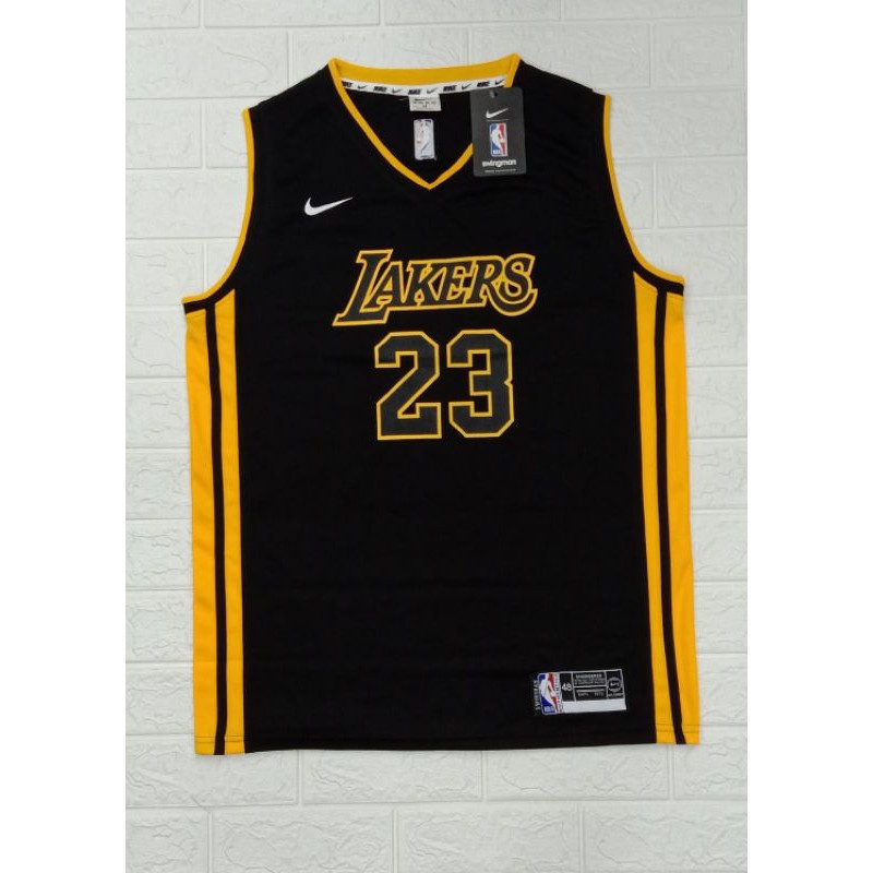 Áo bóng rổ Lakers đen - Hàng VNXK size từ S &gt; 2XL - phom Âu rộng đẹp.