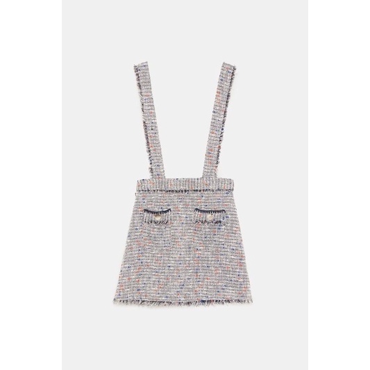 Chân Váy Dạ Tweed Mini Nữ ZR(cắt tag)