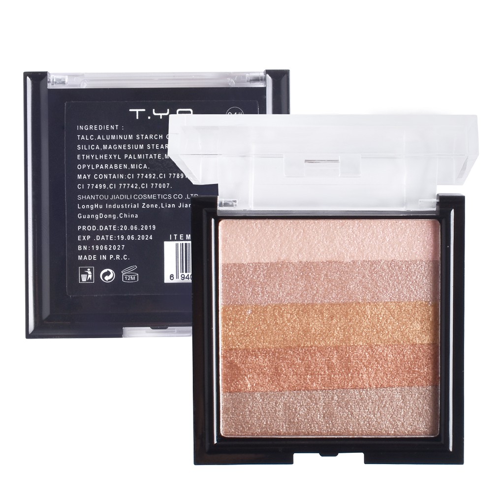 Bảng phấn mắt T.Y.A 5 màu sang điểm sáng da #J0026 | BigBuy360 - bigbuy360.vn