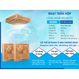 QUẠT TRẦN DAEKI DK-301VG01