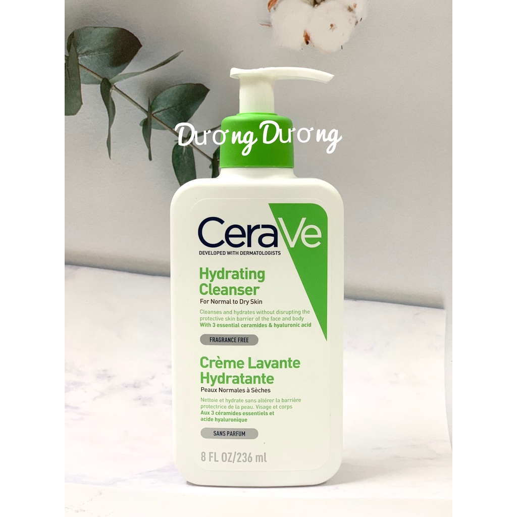 Sữa rửa mặt CeraVe dịu nhẹ cho da khô - da dầu - da nhạy cảm 236ml