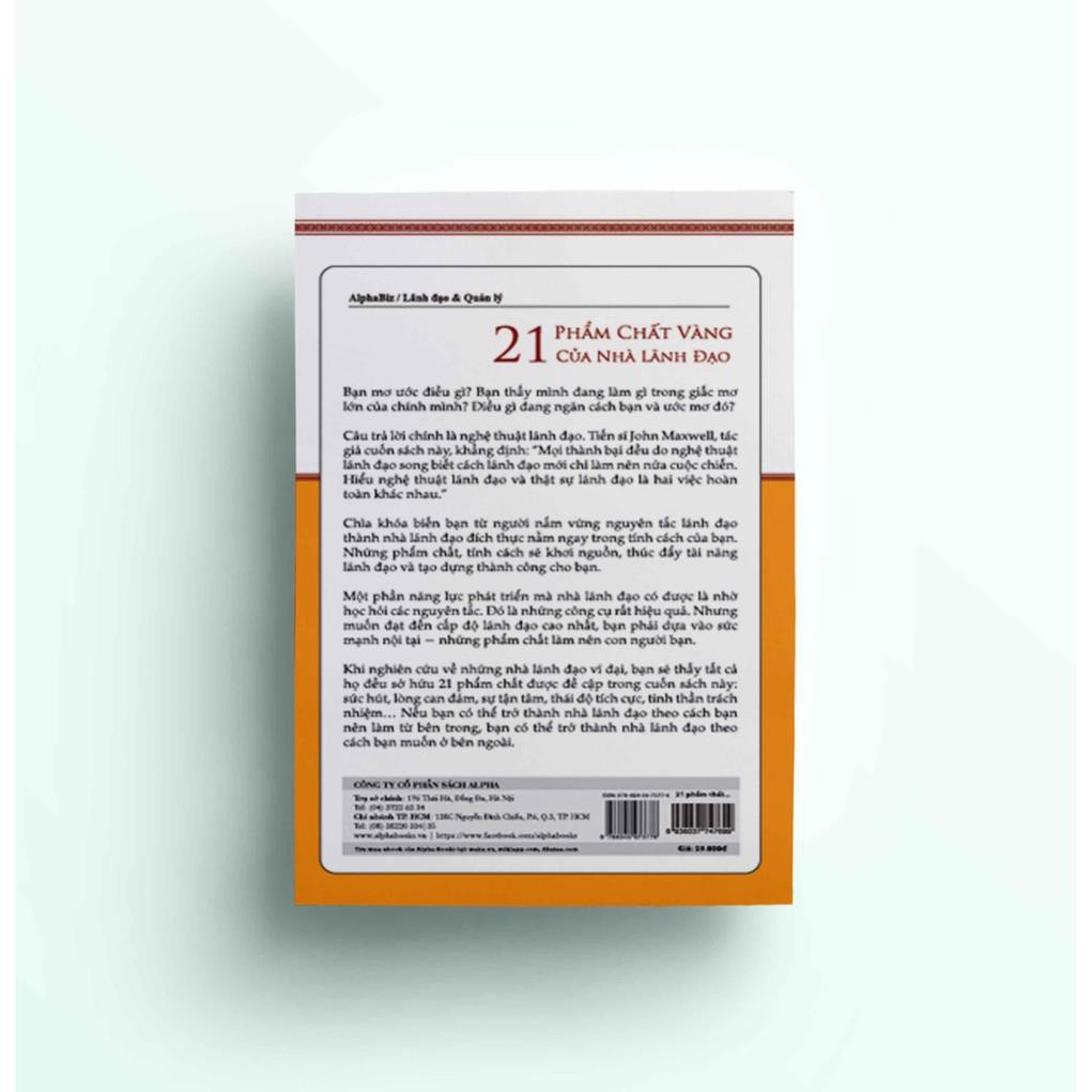 Sách Alphabooks - 21 phẩm chất vàng của nhà lãnh đạo
