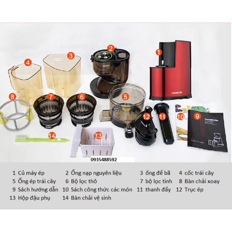 Máy Ép Chậm Ranbem 615
