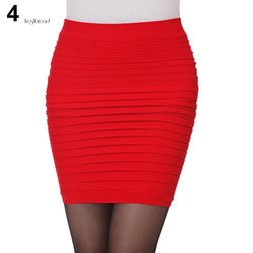Chân Váy Bút Chì Ngắn Xếp Li Bó Sát Gợi Cảm Cho Nữ