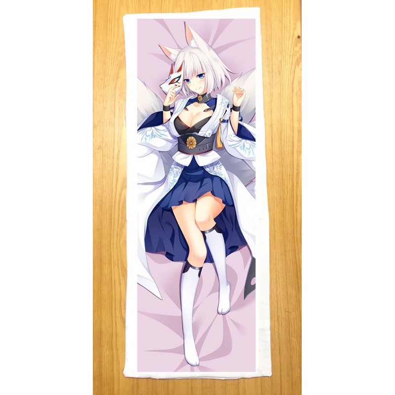 gối ôm anime Azur lane dài 40x1m có nhiều mẫu bấm chọn