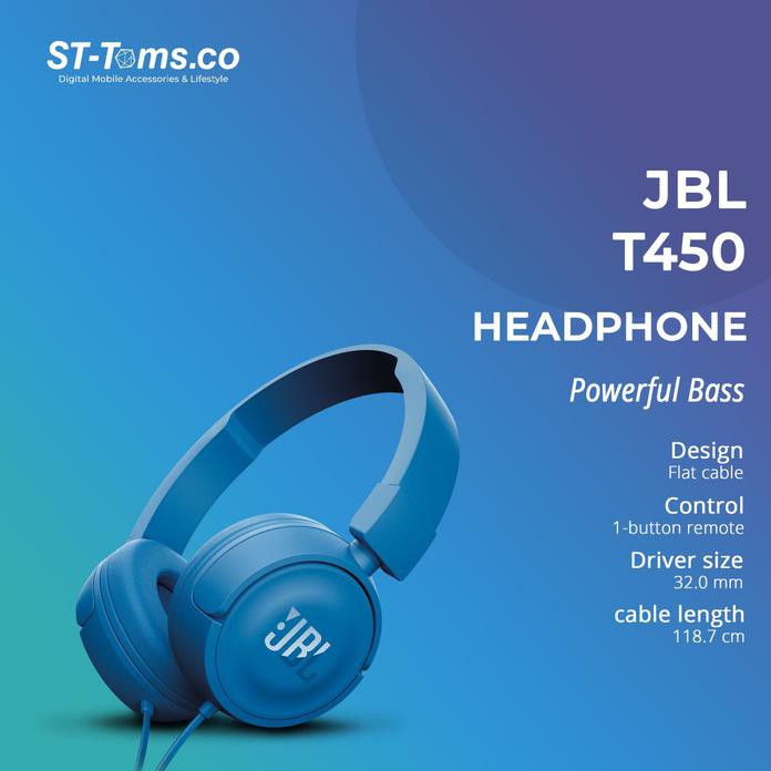 Túi Bảo Vệ Tai Nghe Jbl On-ear T450 Màu Xanh Dương