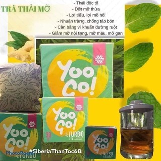 Trà turbo, trà thảo dược, chống táo bón, giảm mỡ bụng