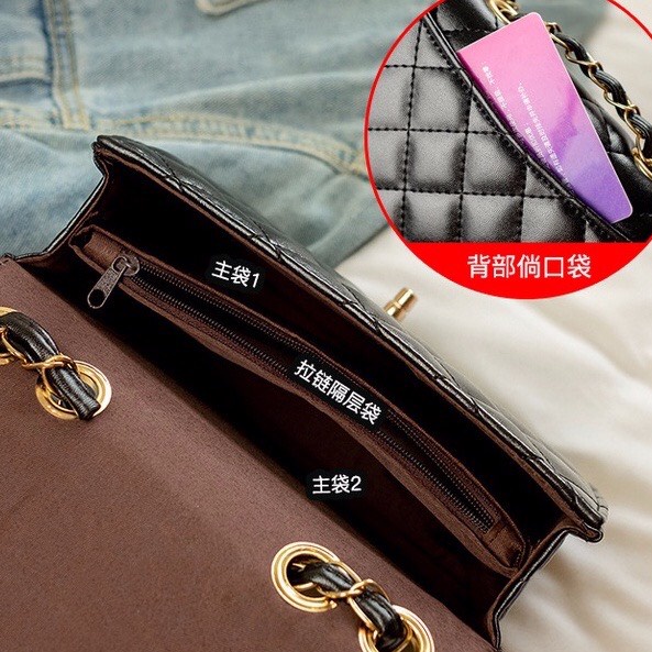 Túi xách nữ đeo chéo đeo vai classic trám chỉ phong cách basic phù hợp đi chơi đi tiệc CV1