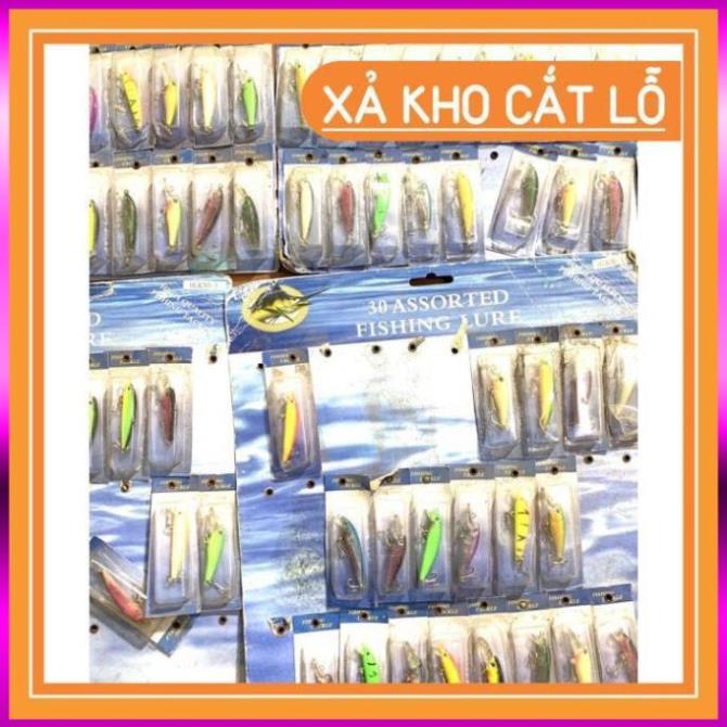 ⭐  [ Xả Kho ] Mồi Câu Lure Mồi Câu Cá Câu Lure 2 Lưỡi 3 tiêu BKK Siêu Sắc Bền