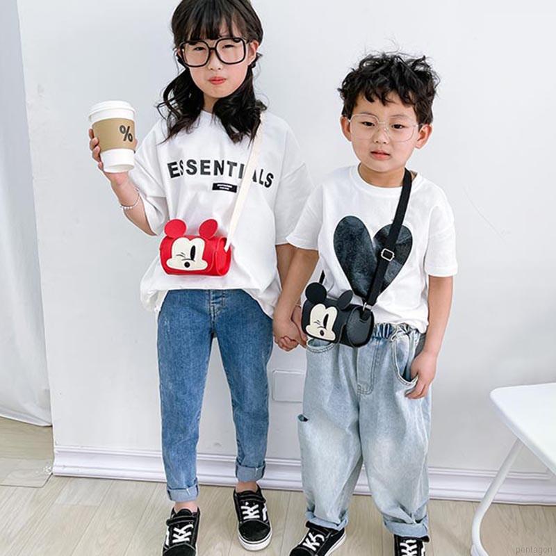 Túi đeo chéo hình chuột Mickey hoạt hình cho bé