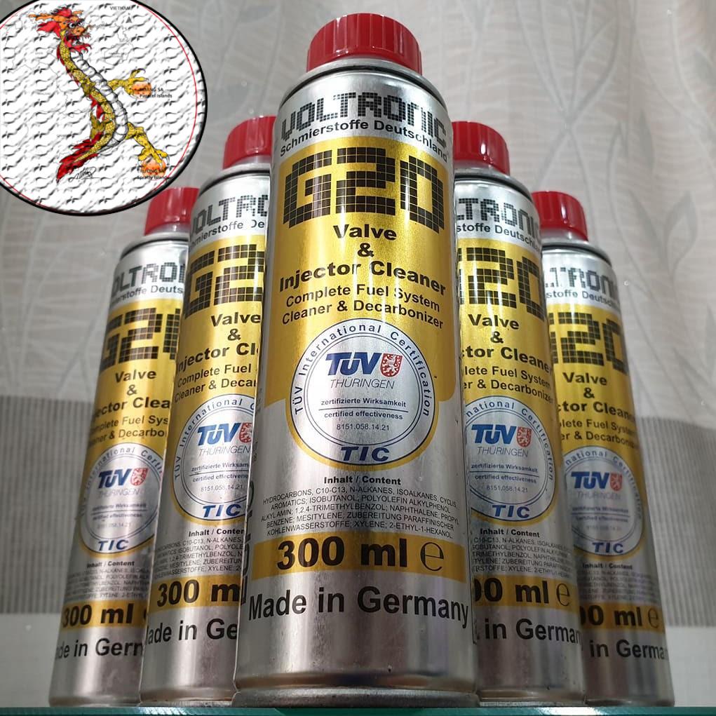 Vệ Sinh Kim Phun Buồng Đốt Voltronic G20 300ml, vệ sinh buồng đốt hệ thống nhiên liệu động cơ Voltronic