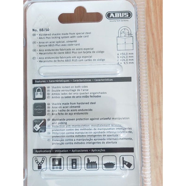 Khóa Đồng ABUS Cao Cấp 88/50 Series