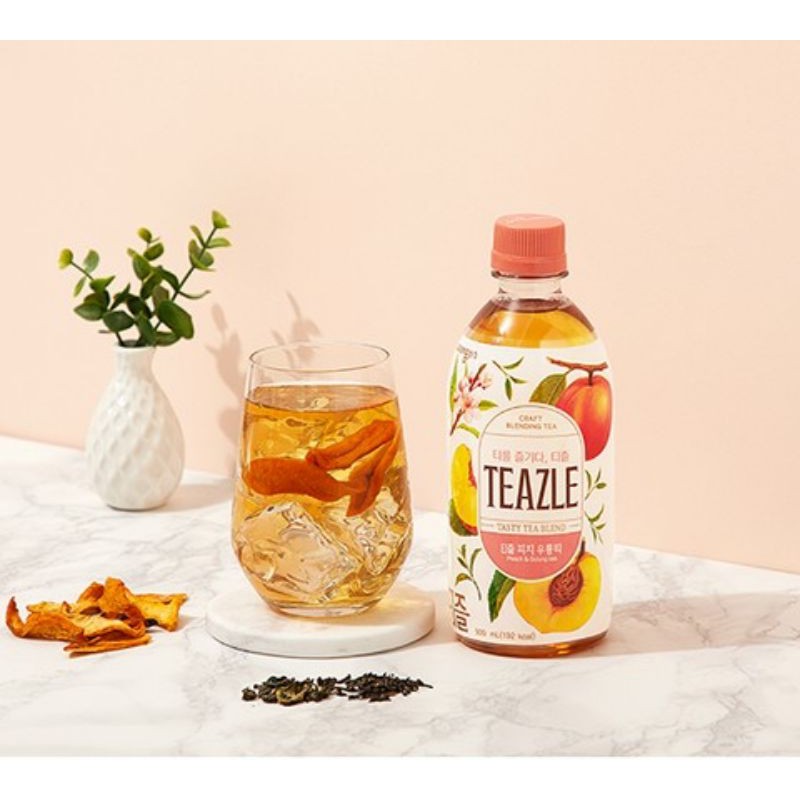 Trà đào ôlong trà chanh Teazle 500ml HSD 09/2022