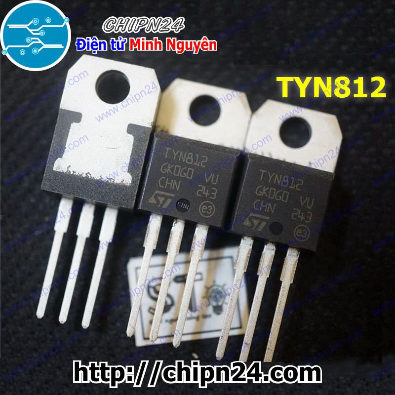 [2 CON] Triac SCR TYN812 TO-220 12A 800V