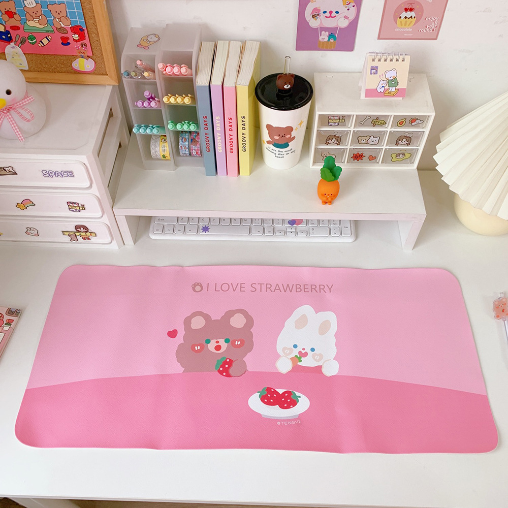 &lt;24h Lô hàng&gt; W&amp;G Thảm da trải bàn làm Deskpad kiêm bàn di chuột mouse pad