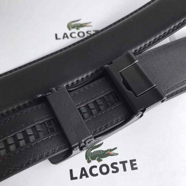 Dây nịt lacoste đen huyền bí