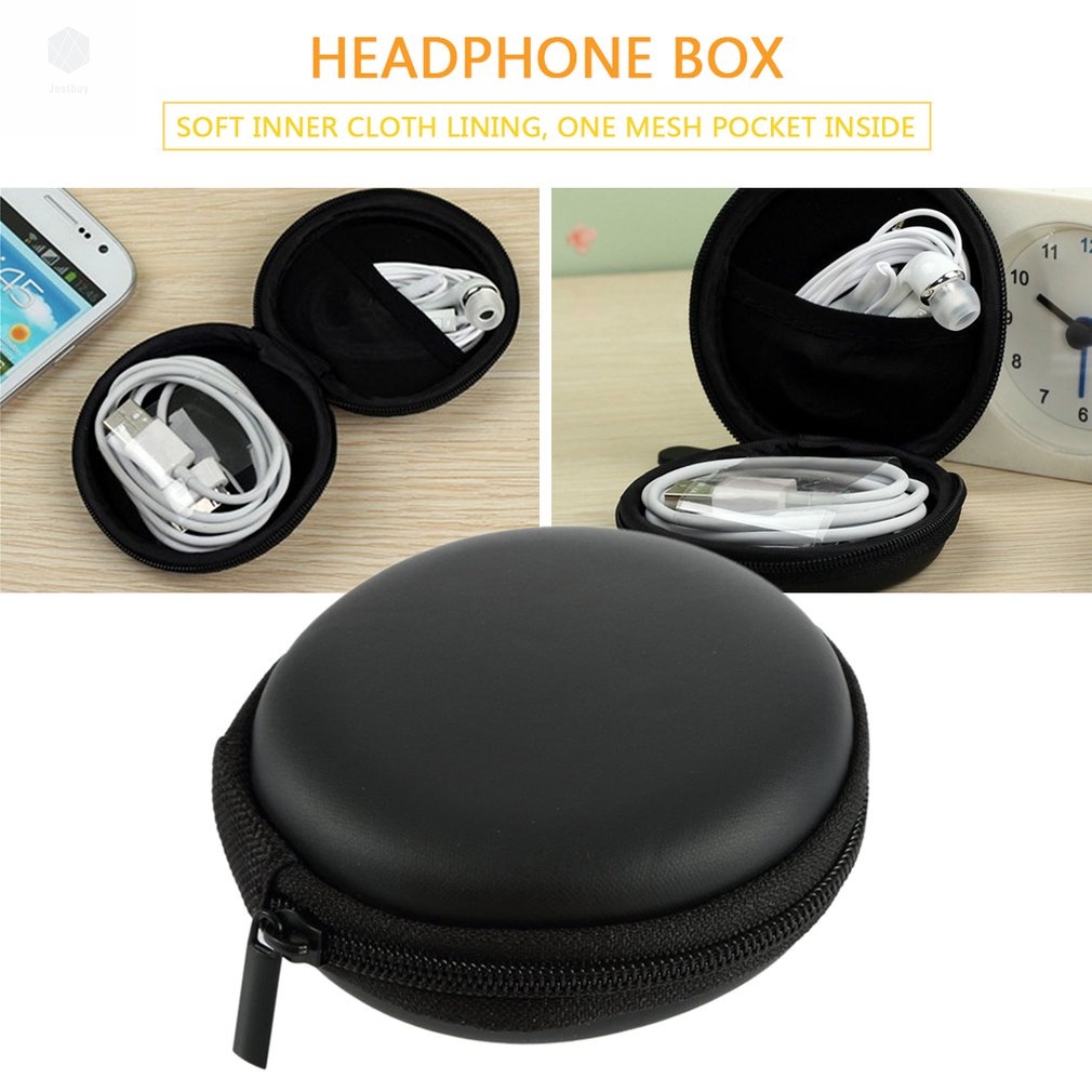 🤩Justbuy🤩 Túi Eva Cứng Đựng Tai Nghe, Thẻ Nhớ/tai nghe đa năng bằng EVA có dây khóa kéo tiện lợi nhiều chất lượng cao
