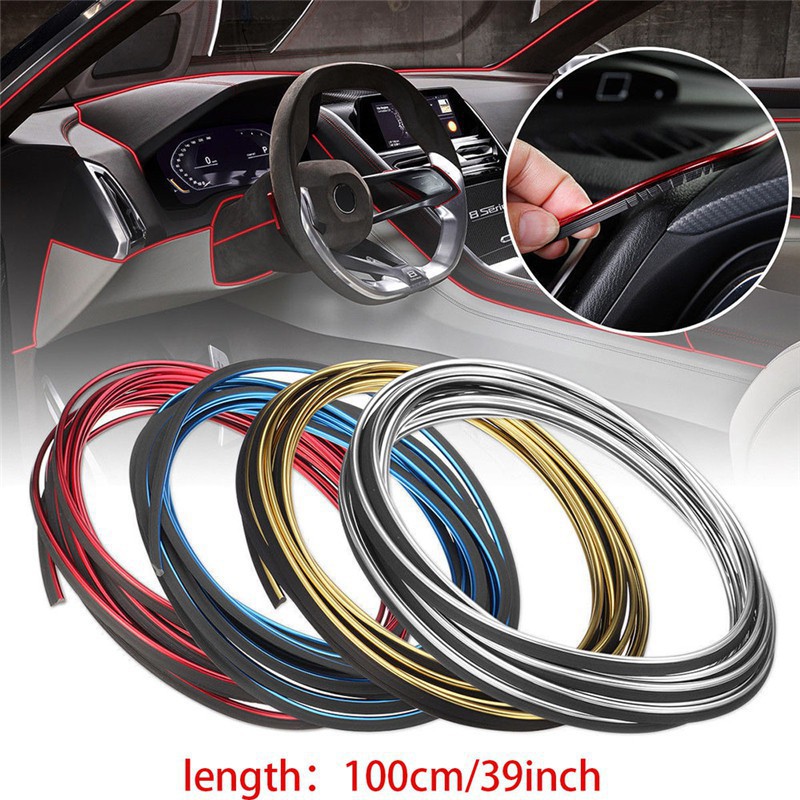 Gioăng tốt 🚗 Cuộn Dây Bọc Viền Trang Trí Nội Thất Xe Hơi 1M Chuyên Dụng