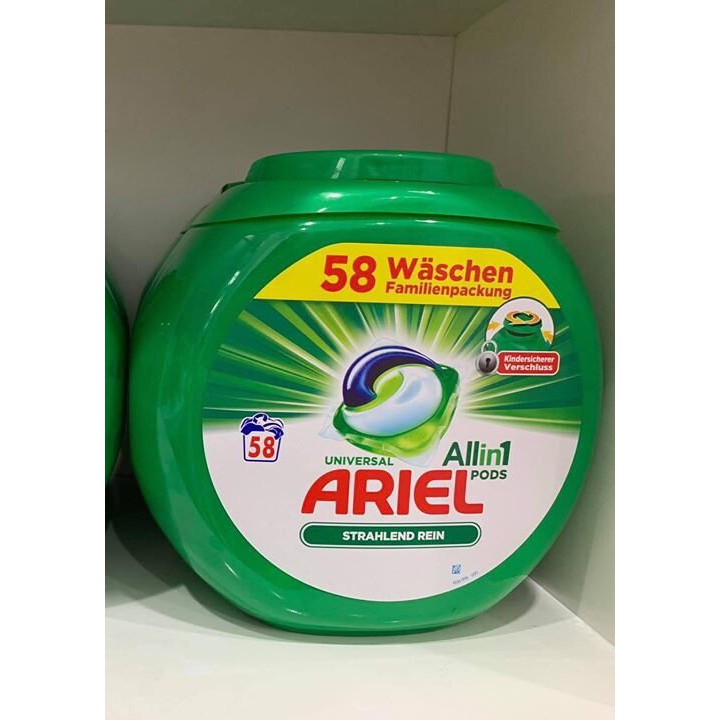 [ Nhập Khẩu ĐỨC ] Viên giặt áo chuyên dụng Ariel 3 in 1