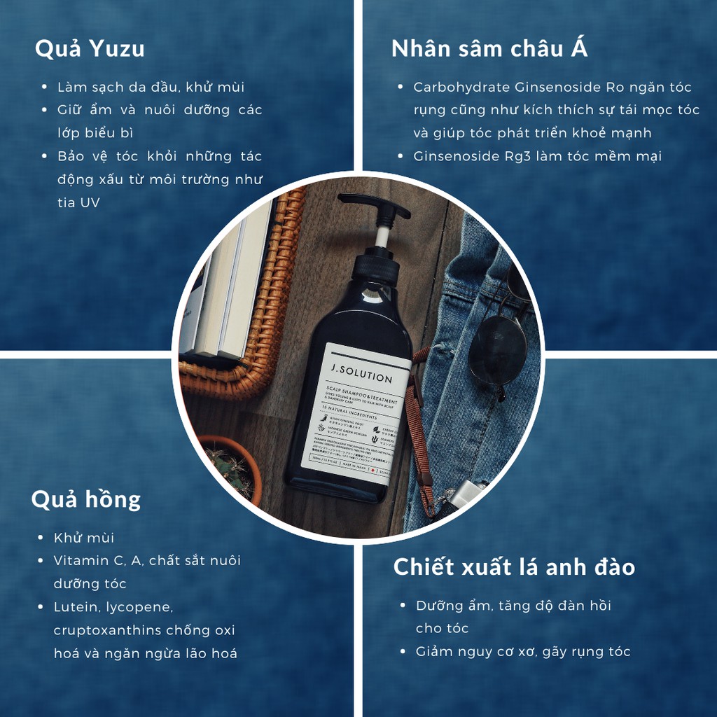 Dầu gội đầu trị rụng tóc Nhật Bản Reden by J.Solution | BigBuy360 - bigbuy360.vn