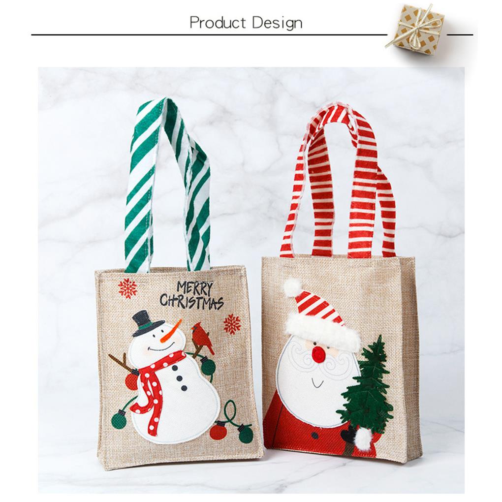 Túi Xách Đựng Quà Giáng Sinh / Nông Trại Trang Trí Nhỏ Gọn