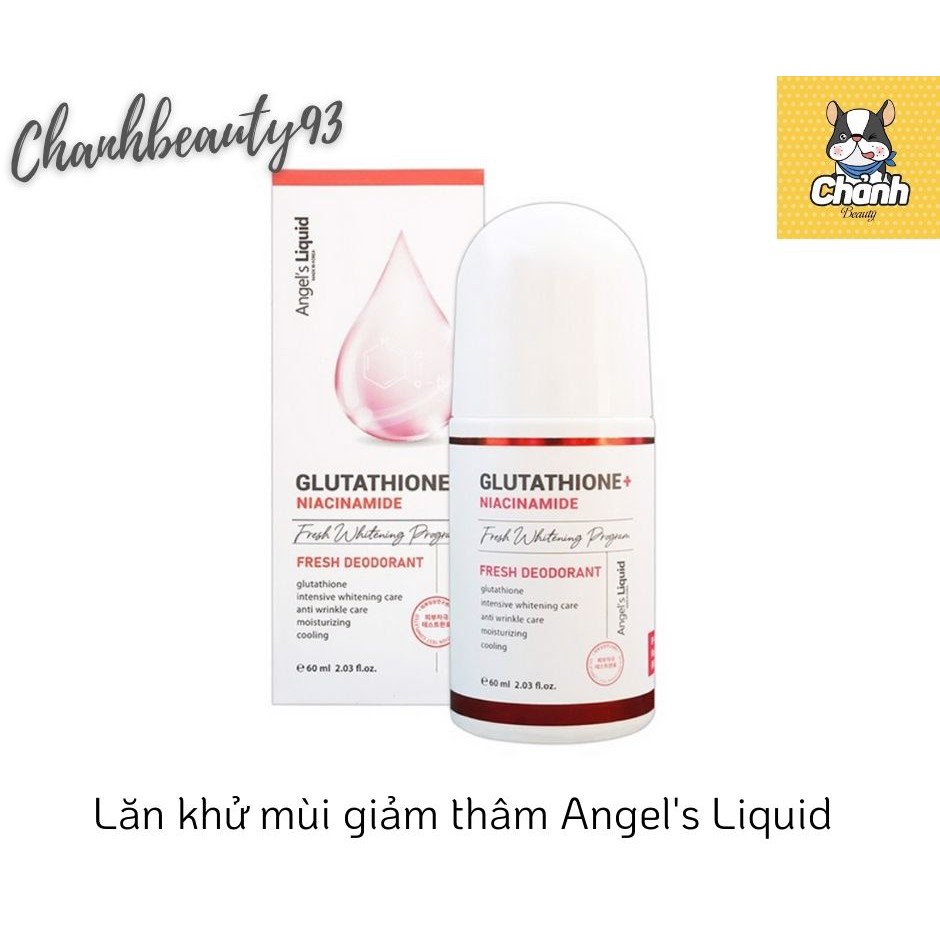 Lăn Khử Thâm Angel's Liquid Sáng Da Vùng Dưới Cánh Tay 60ml