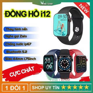 Đồng Hồ Thông Minh I12 Seri 6, Smart watch - Có Tiếng Việt, Nghe Gọi, Thay Hình Nền, Cảm Ứng Siêu Mượt -DC4432