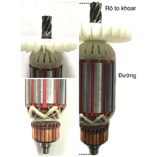Rô 6 răng lắp cho các máy khoan đục