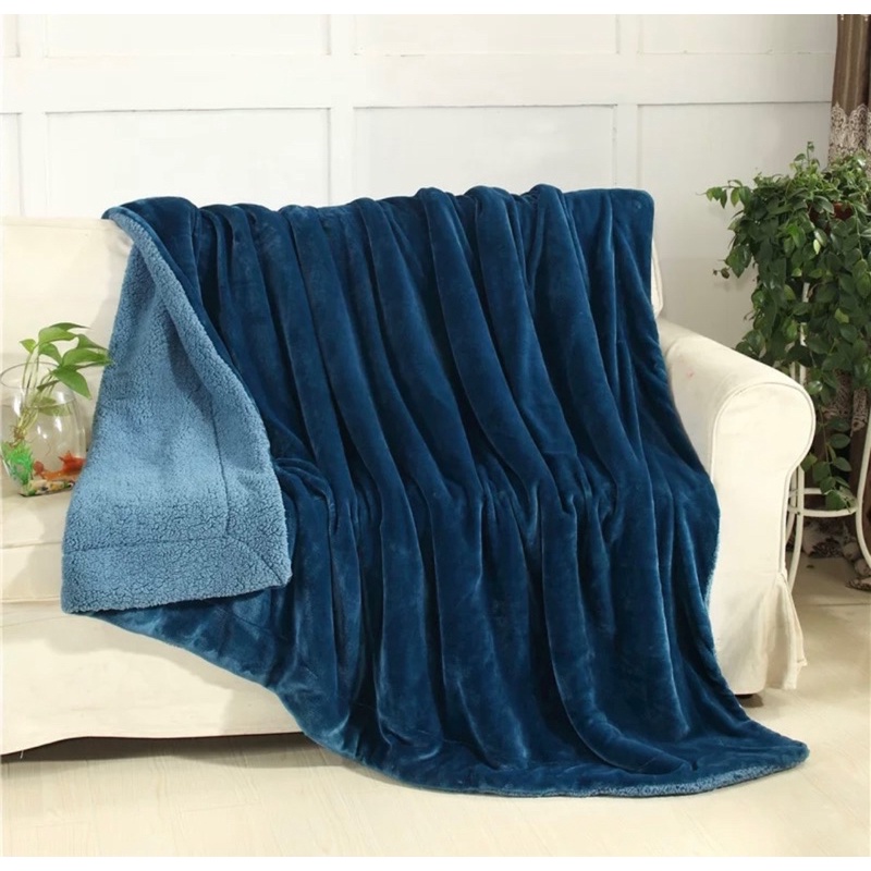 Chăn lông cừu Mượt Decor, mền lông tuyết dày 2 lớp đại hàn cho bé và gia đình kích thước 2mx2m3