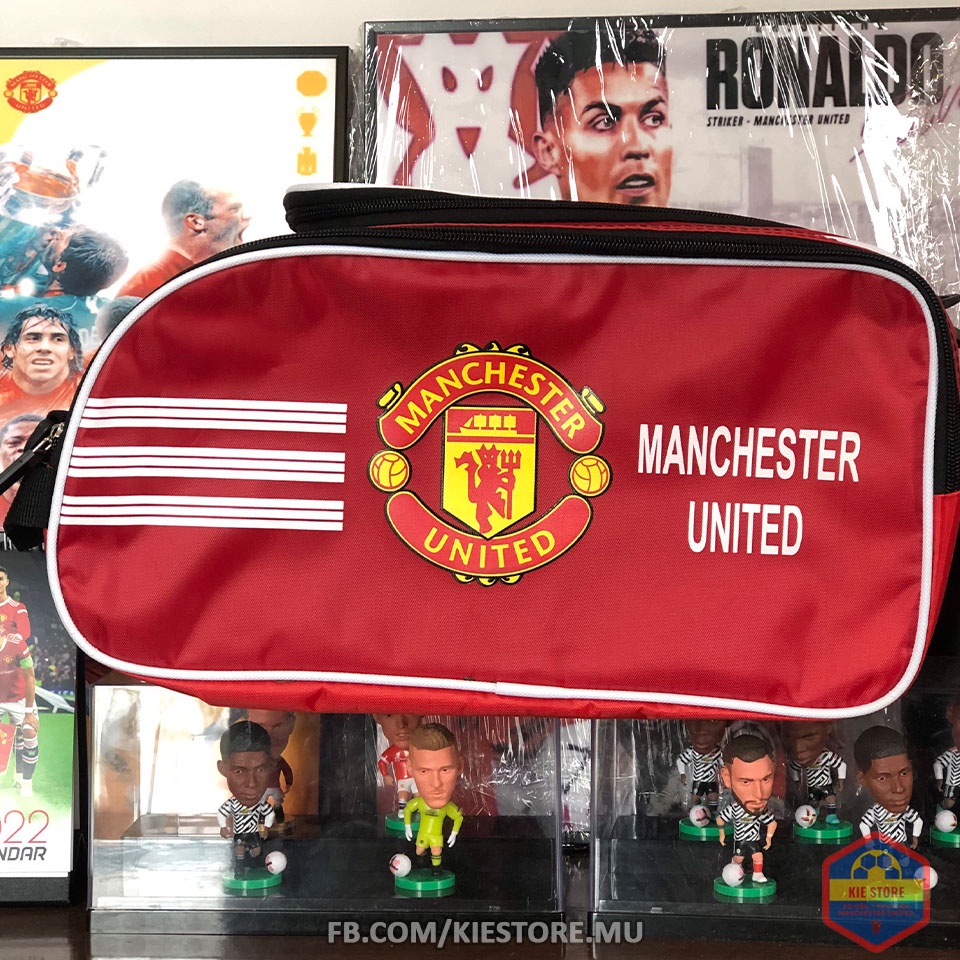 Túi đựng giày đá bóng 2 ngăn Manchester United, đựng cả ví tiền, quần áo_Kie Store