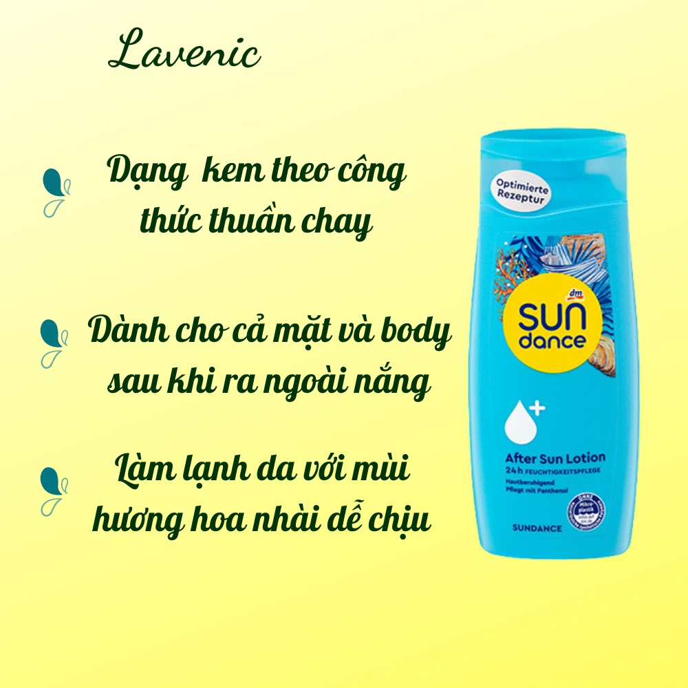 Kem, xịt chống nắng Sundance Đức cho mặt và body chống nước tốt - Shop Lavenic