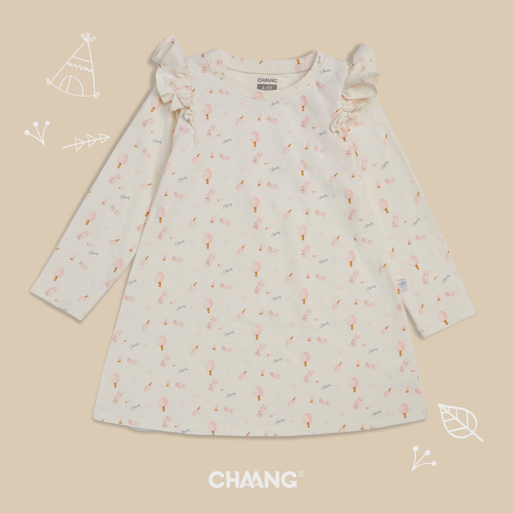 Áo Váy Cánh Tiên Thỏ Hồng Chaang