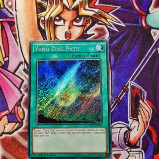 Thẻ bài yugioh chính hãng | yang zing path | mp15 secret rare.