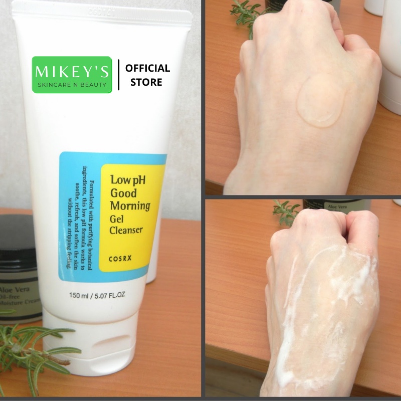 Sữa Rửa Mặt Cosrx Low Ph Good Morning Gel Cleanser Dịu Nhẹ, Ngăn Ngừa Mụn 150ml - MikeyBeauty