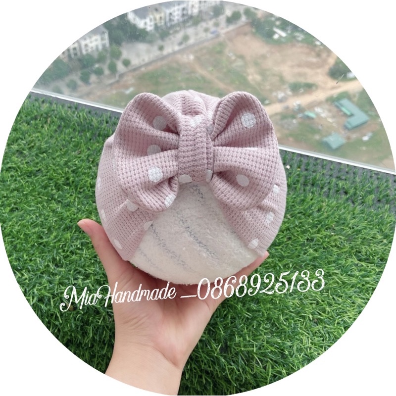 MŨ TURBAN CHO BÉ RẺ ĐẸP CHẤT COTTON MỀM MỊN