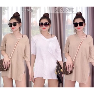 Chuẩn Áo phông giấy xẻ tà hot hit đẹp