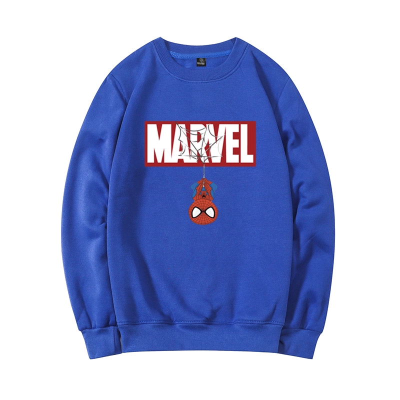 Áo hoodie tay dài in hình người nhện phong cách Hàn Quốc | BigBuy360 - bigbuy360.vn