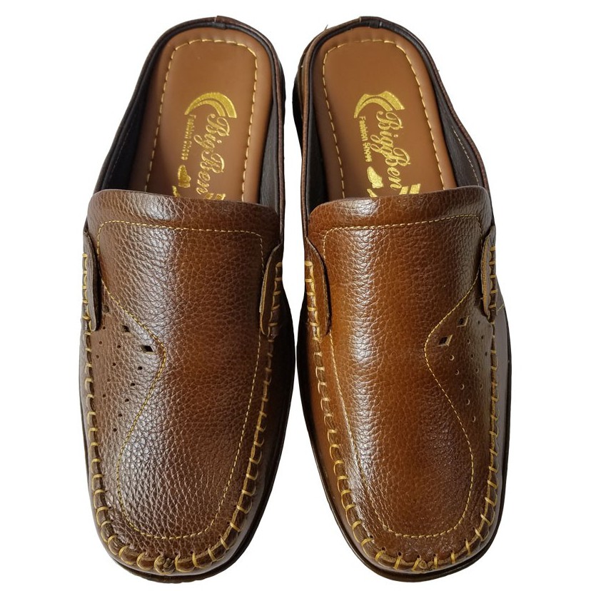 Dép Bít Mũi Nam Da Bò BIGBEN Cao Cấp SB88