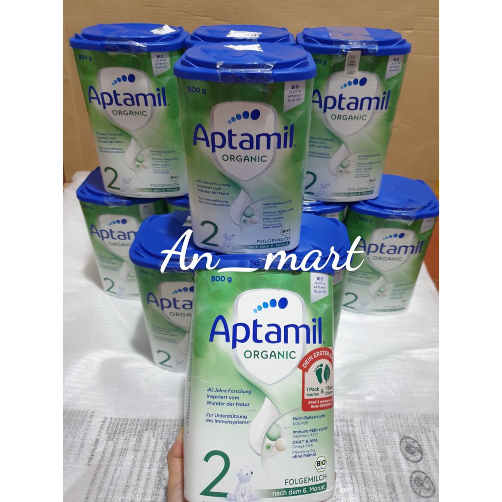 Sữa Aptamil Đức, Sữa Organic Nội Địa Đức Hộp Giấy 800g Đủ Số Pe,1, 2 Hàng Bay Aircargo Date Xa