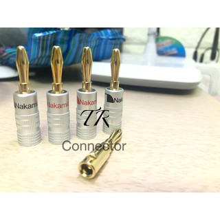 Jack loa bắp chuối Nakamichi cao cấp,jack cắm loa