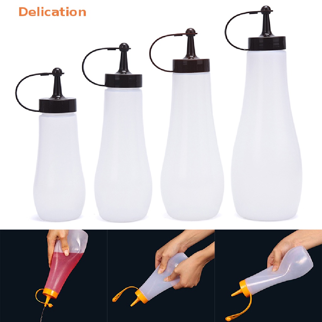 Bình Nhựa Đựng Dầu Ăn / Nước Sốt Dạng Bóp Cho Nhà Bếp