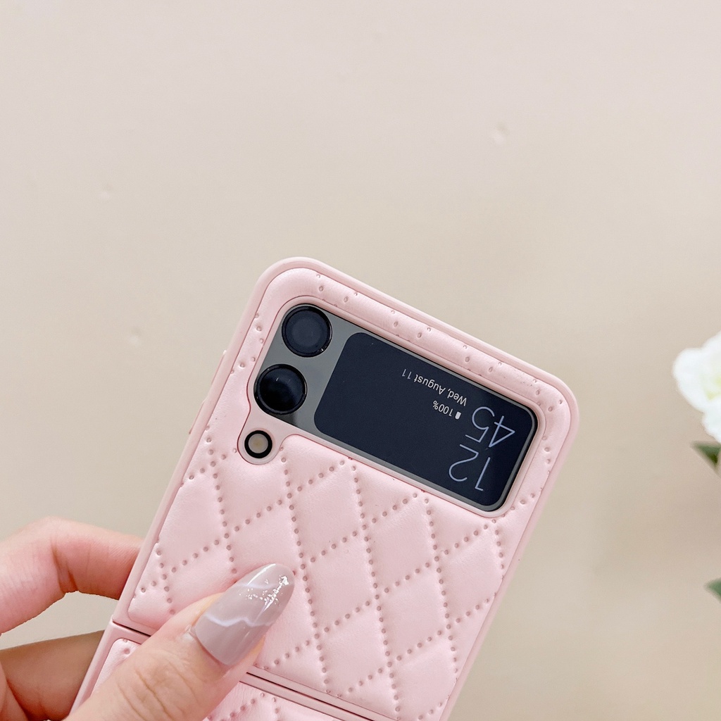 Bao Da Điện Thoại Thời Trang Sang Trọng Cho Samsung Galaxy Z Flip 3 5G Z Flip3 ZFlip3 ZFlip 3