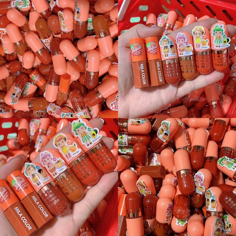 (HỎA TỐC)Son nội địa Mila Kissbeauty miniszie lì nhanh khô màu cam,đỏ đất (không lựa hình)