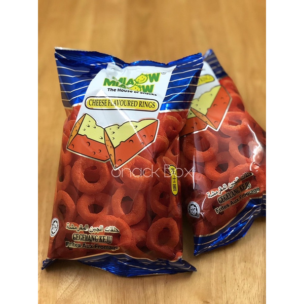 Bánh Snack Vòng Phô Mai Miaow Miaow Bịch 60gr - Malaysia