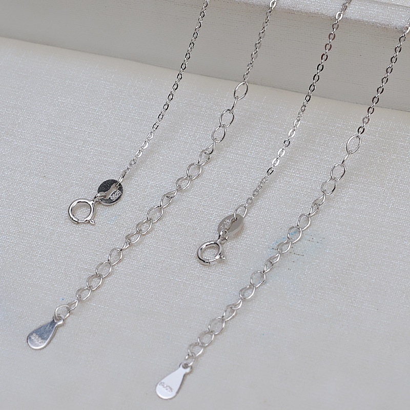 Dây Chuyền Dạng Xích Đơn Giản Nhẹ Nhàng Dễ Phối Đồ Bạc Ý S925 DC-09 Bảo Ngọc Jewelry