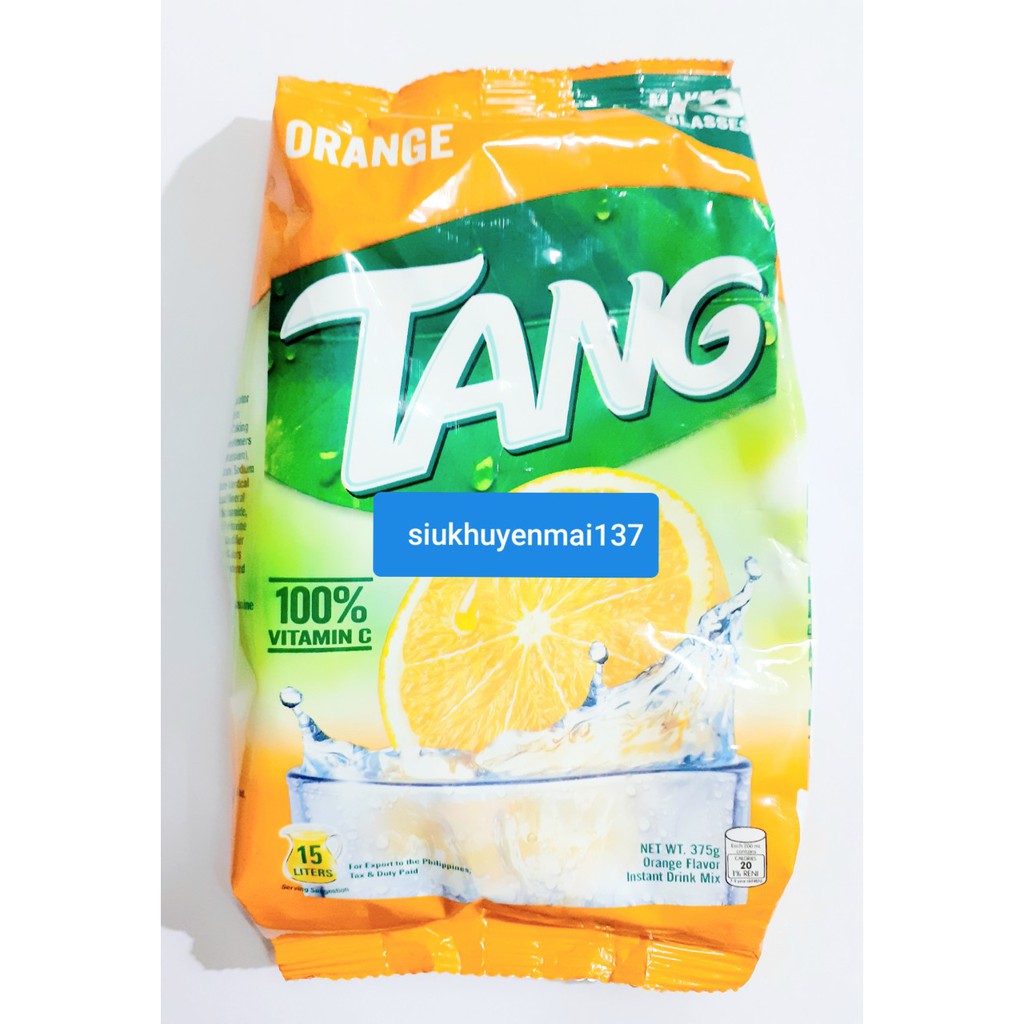 gói 375 gr Bột Cam Tang Thái Lan